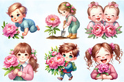 Kindergarten Nursery Kids Peony PNG, an Illustration by Craft Nest (Thumbnail 5 of 5)