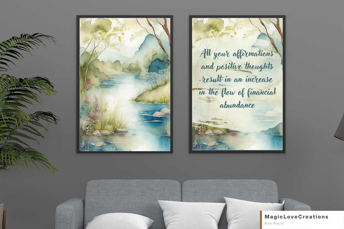 Spiritual Positive Quote Print Wall, a Poster Template by MagicLove Creations (Photo 2 of 10)