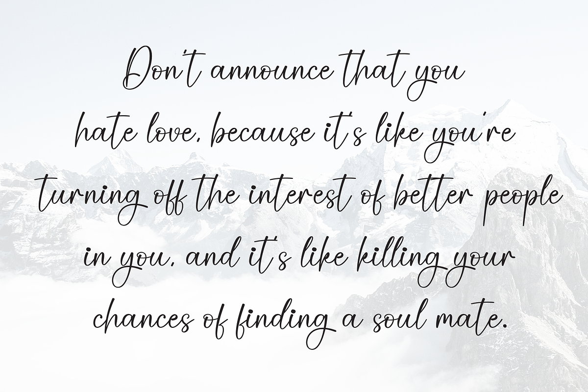 Babyish | Script Font, a Handwritten Font by Scratchones (Photo 6 of 8)