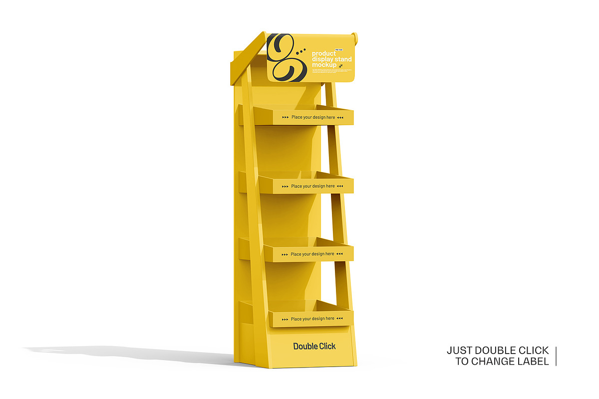 Advertising POS Display Rack Mockup, an Advertising Mockup by Ram Studio LLC (Photo 2 of 10)