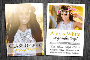 Graduation Announcement Template 03