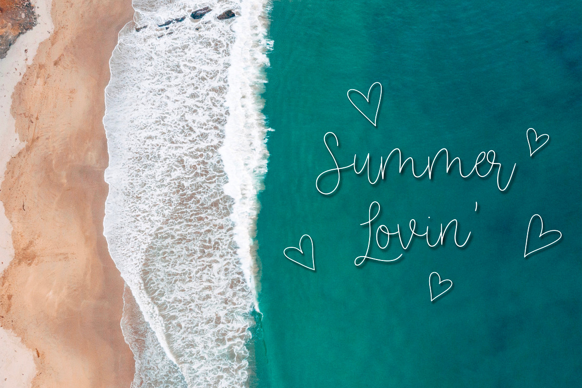 Whimsy Hairline Script Font, a Script Font by The Creative Bix (Photo 4 of 5)
