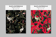 Cecília Pattern Crimson Cherry, a Wallpaper Graphic by Luiz da Rolt Grathwohl (Thumbnail 4 of 9)