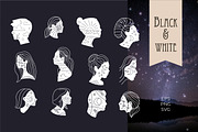 Inner life - Line art Space Faces, an Object Illustration by Lana Sham (Thumbnail 4 of 14)