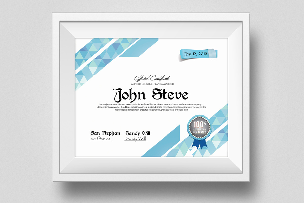 Certificate and Diploma Template, a Stationery Template by Business Flyers