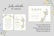 Floral Wedding Invitation Set, an Invitation Template by TemplateCastleStore (Thumbnail 5 of 8)