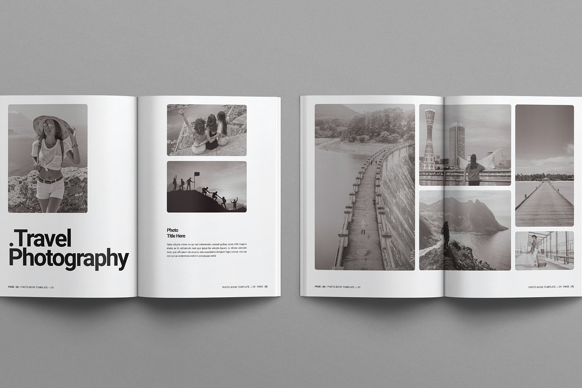 Photo Album Book Template, a Magazine Template by E-Type (Photo 3 of 7)