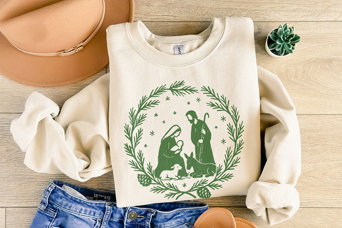Christian Christmas Nativity Scene, an Illustration by SharpMarketplace (Photo 8 of 9)