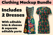 6 Piece Clothing Mockup Bundle, a Shirt Mockup by Carrie Cantwell (Thumbnail 4 of 5)