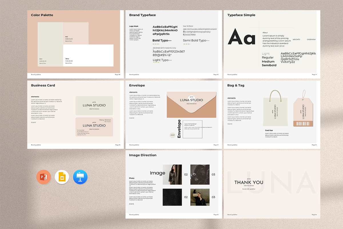 Mini Brand Guideline Kit, a Brochure Template by Aura Agency (Photo 8 of 8)