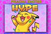 PIKACHU EMOTES TWITCH, an Object Graphic by YUNGMOTS (Thumbnail 4 of 6)