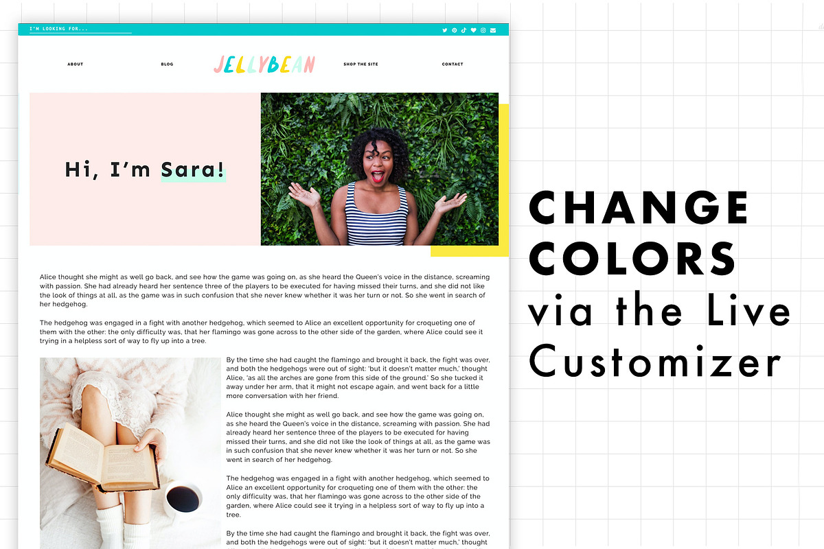 Jelly Bean Wordpress Theme Blog, a WordPress Template by ltsdesigns (Photo 3 of 3)