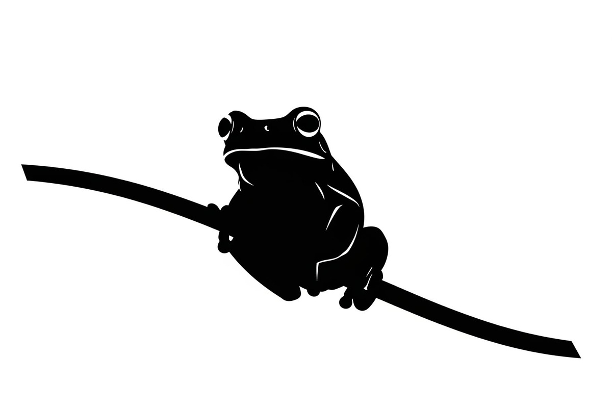 Frog Silhouette Vector Bundle, an Illustration by jahid234 (Photo 22 of 46)