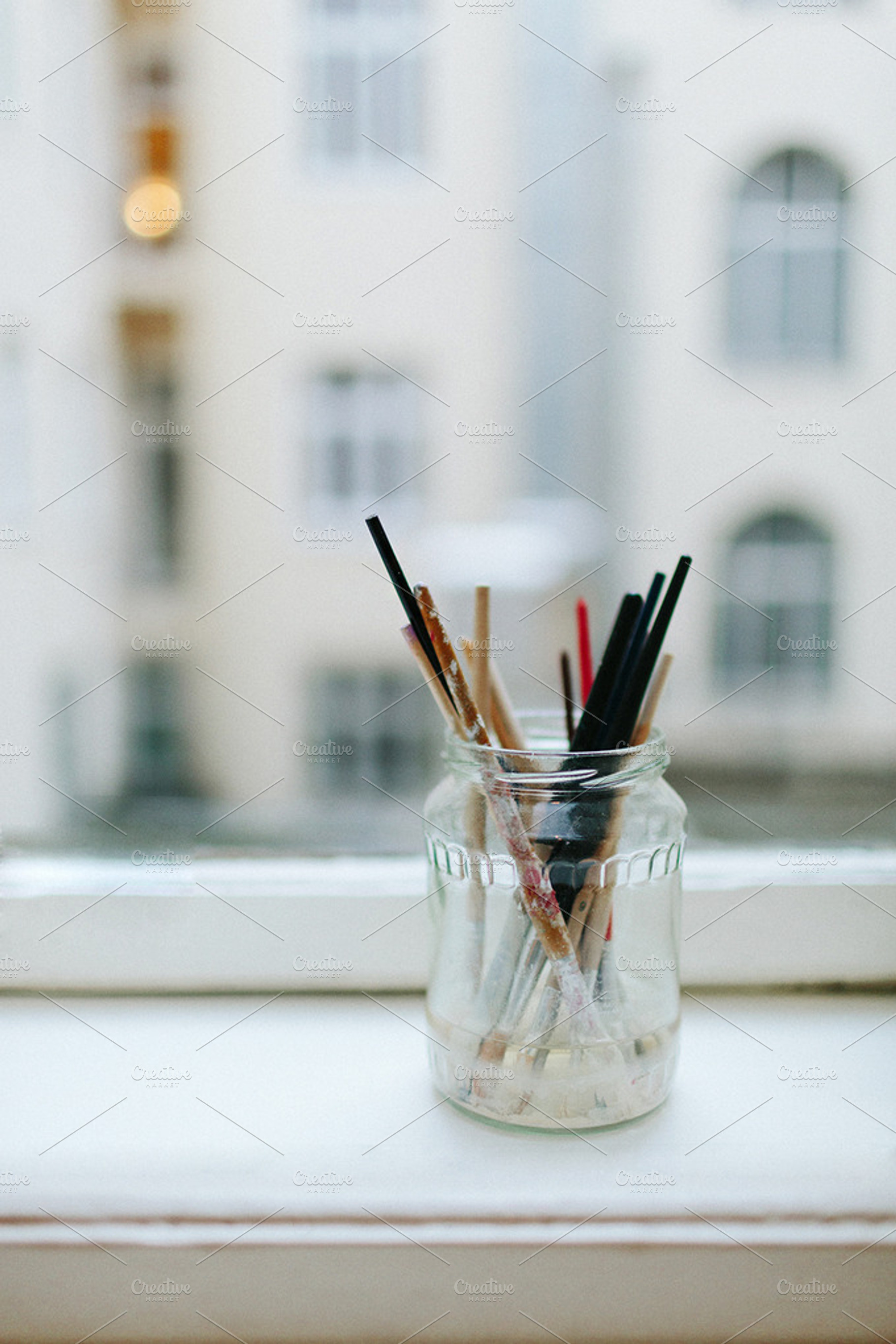Brushes stock picture, an Arts & Entertainment Photo by M. Klasan