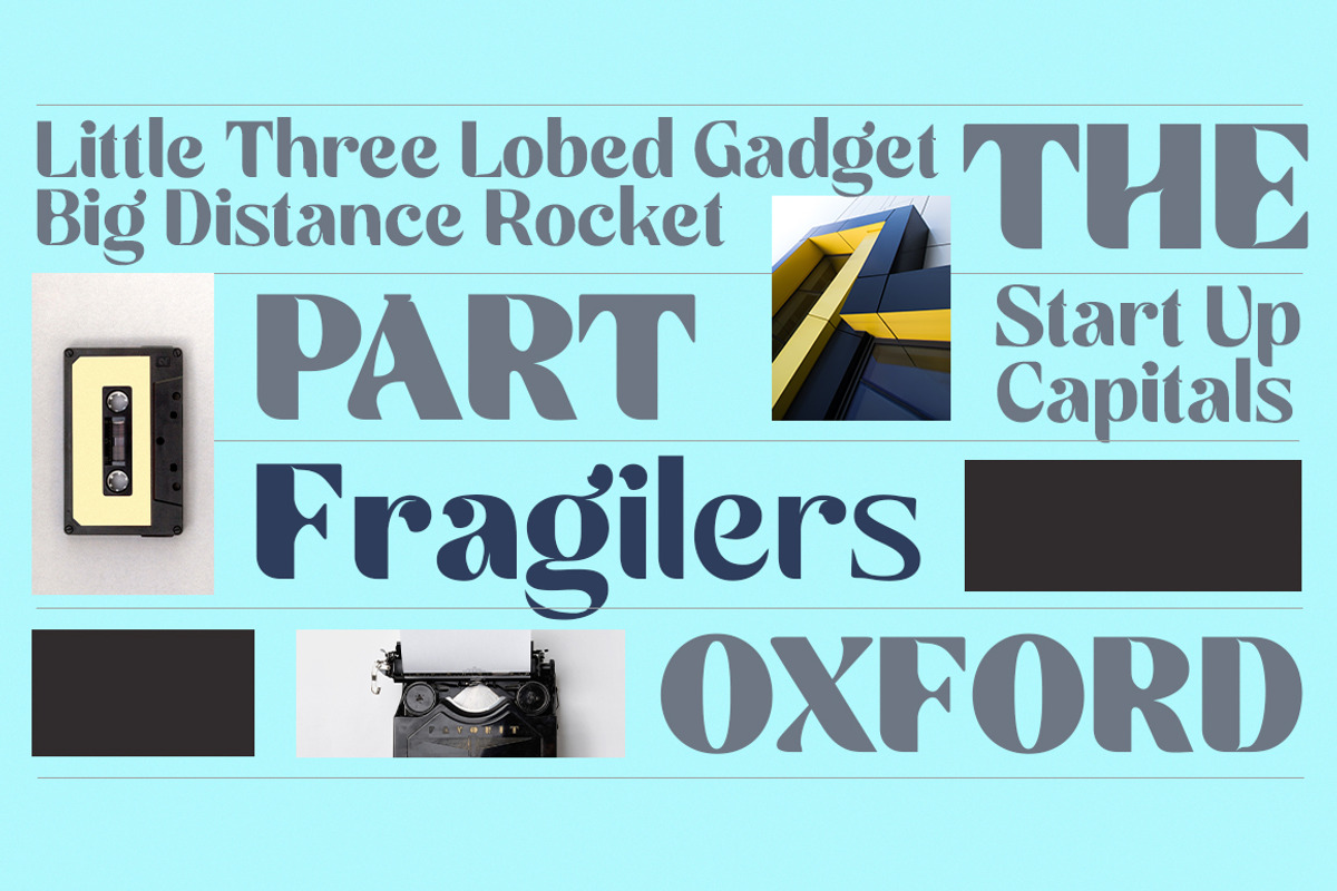 Fragilers Family, a Sans Serif Font by Alandya TypeFoundry (Photo 4 of 8)