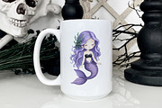 Underwater Halloween Clipart, a Seasonal Illustration by SvetaArtStore (Thumbnail 5 of 8)