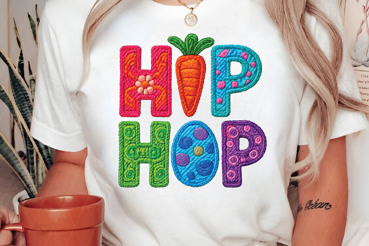 Hip hop Happy Easter png sublimation, an Illustration by DreamPrint404 (Photo 2 of 7)