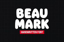 Beau Mark - Handwritten Bubble Font
