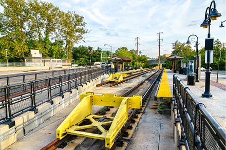 Trenton Transit Center Light Rail, a Transportation Photo by Leonid Andronov