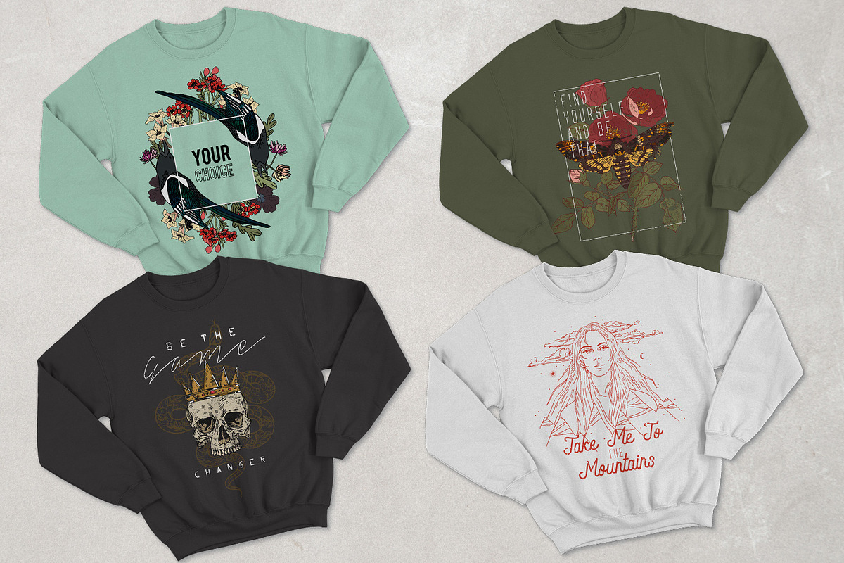 Fashion T-Shirt Designs, an Illustration by NKTN (Photo 5 of 12)
