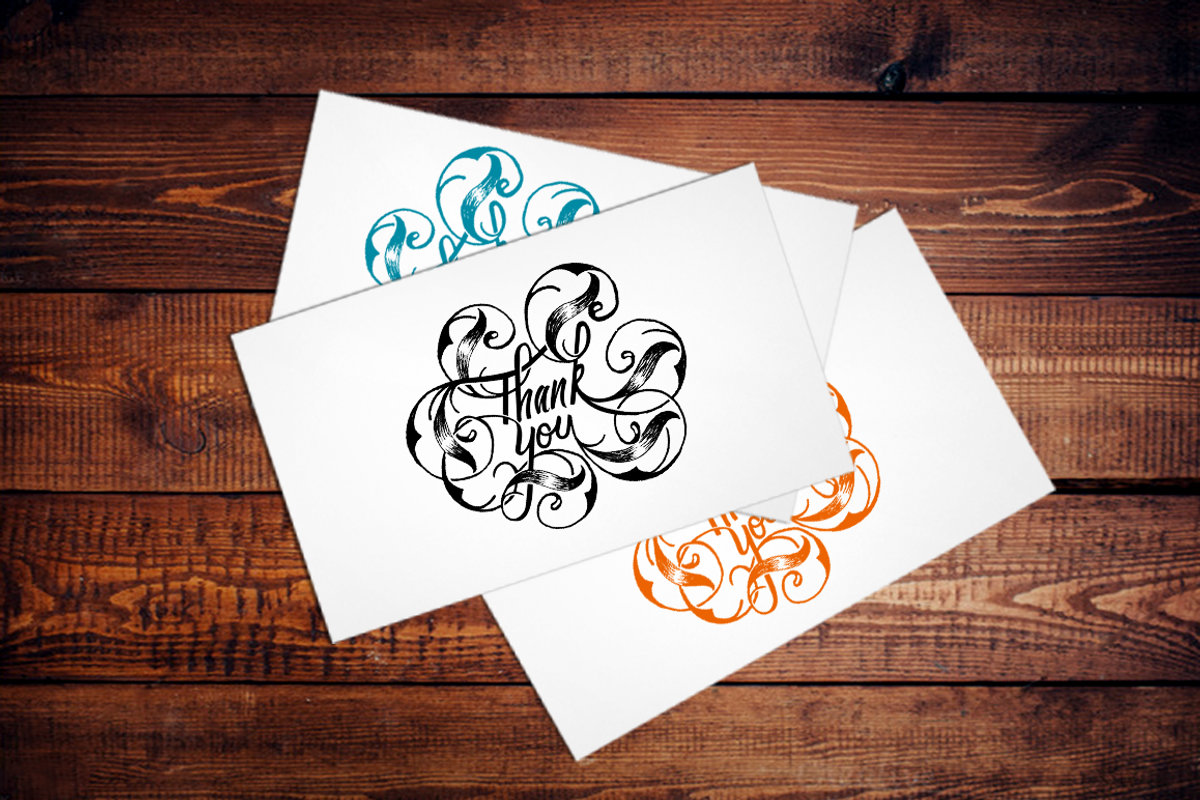 Thank You - Handmade design, a Graphic by lujancarloz (Photo 1 of 3)