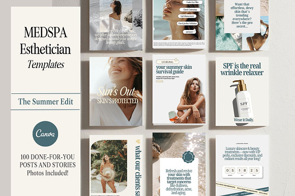 Esthetician Skincare Medspa Templates preview 7