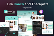 ThrivKat – Life Coach Template, a WordPress Template by AwaisTheTechie (Thumbnail 1 of 10)