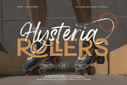 Hysteria Rollers, a Sans Serif Font by din-studio.com (Thumbnail 1 of 12)