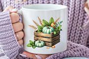 Mint Fresh Green Autumn Clipart, an Illustration by Rose Art (Thumbnail 5 of 7)