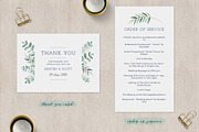 Eucalyptus Wedding Invitation Suite, an Invitation Template by ClementineCreative (Thumbnail 4 of 10)