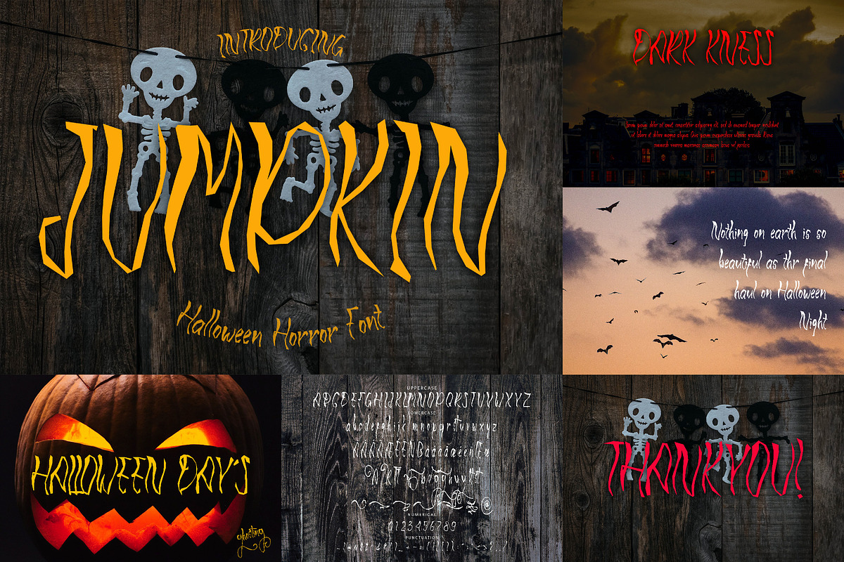 Halloween Font Bundle SALE!!, a Font by NTC Graphic (Photo 9 of 17)