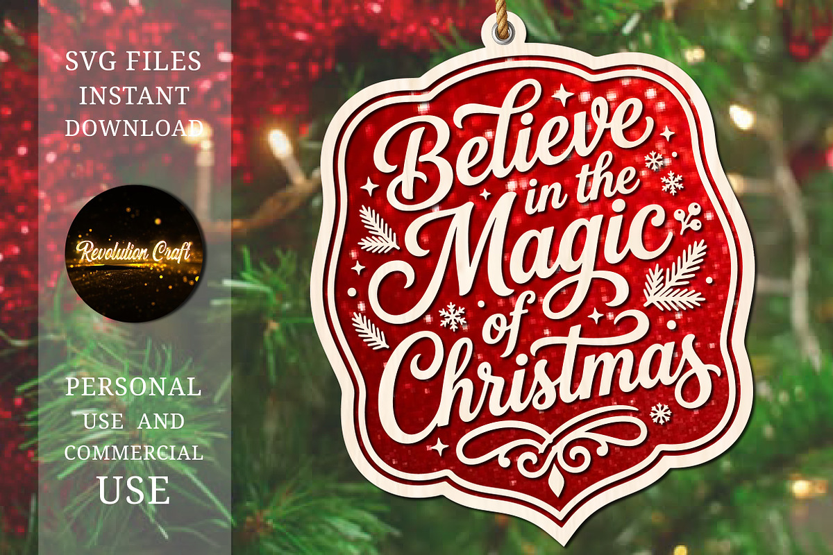 Believe in the Magic of Christmas SV, an Object Graphic by OK Design (Photo 1 of 3)