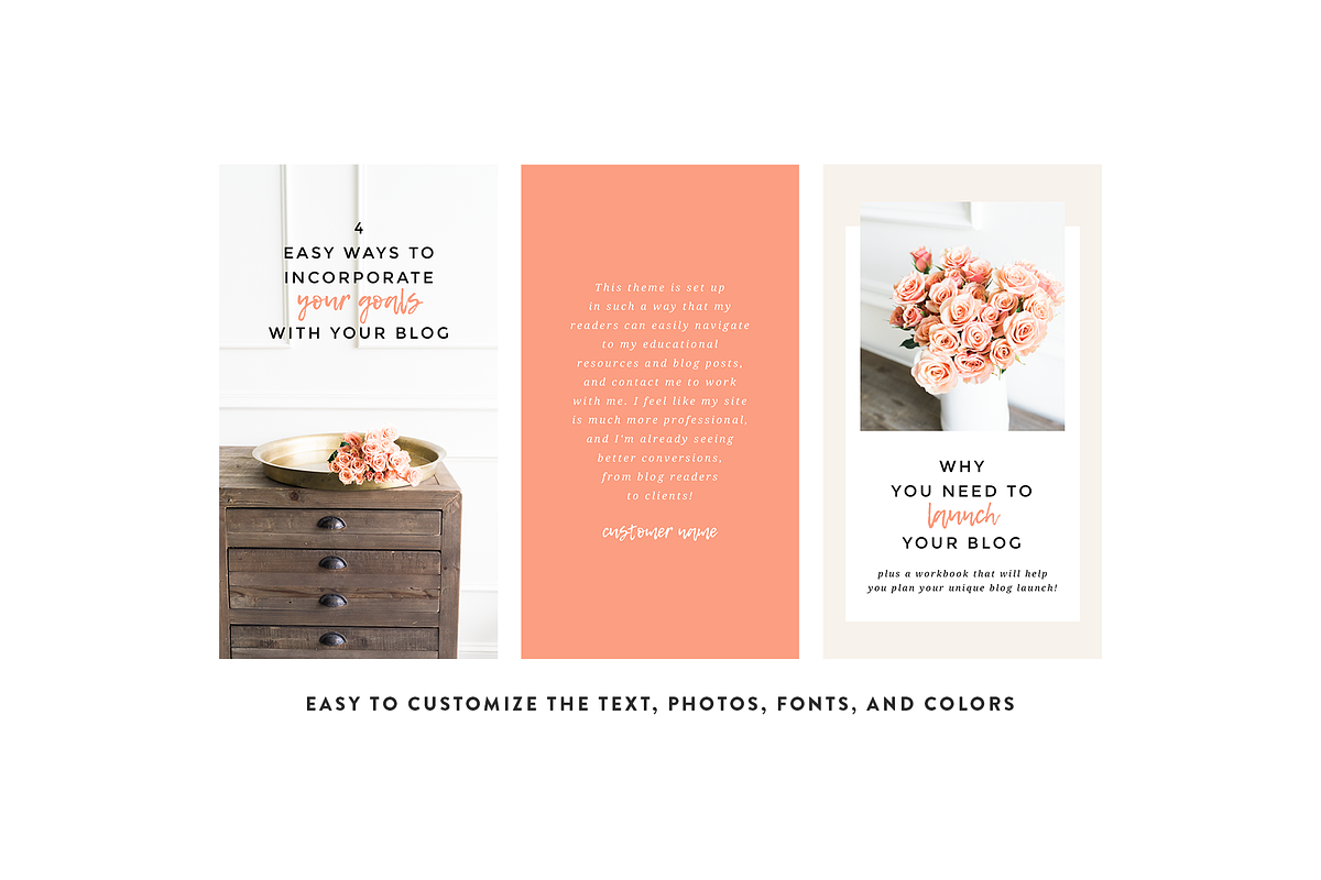 Lauren Loves Instagram Templates, a Social Media Template by Coded Creative (Photo 2 of 5)