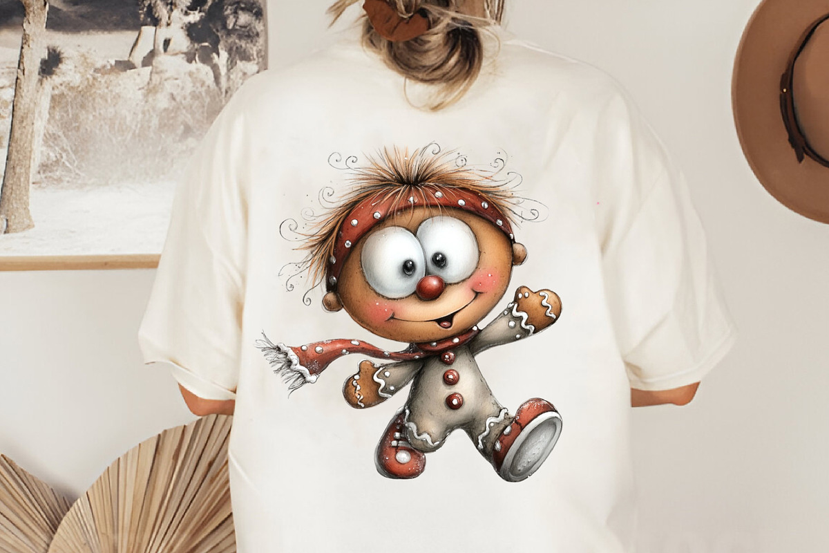 Whimsical Gingerbread Man Clipart, an Illustration by Designworld (Photo 4 of 5)