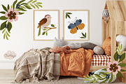 Birds and Butterflies Collection, a Decorative Illustration by owlasya (Thumbnail 4 of 8)