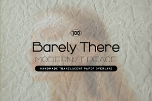 BARELY THERE Minimal Paper Overlays