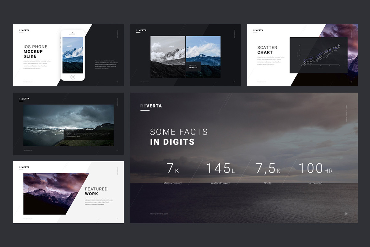 Reverta PowerPoint Template, a Presentation Template by Rework (Photo 3 of 9)