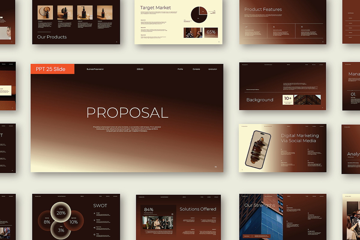Business Proposal Presentation Temp, a Presentation Template by Siska Arista (Photo 1 of 5)