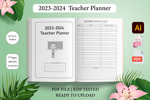 Editable 2023-2024 Teacher Planner