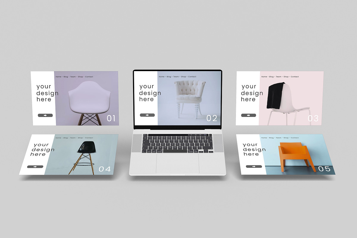 Laptop MacBook Screen Mockup, a Mac Mockup by Pexelyou (Photo 9 of 10)