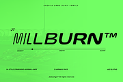 JT Millburn | Sport Racing Font, a Sans Serif Font by Jolicia Type (Thumbnail 1 of 14)