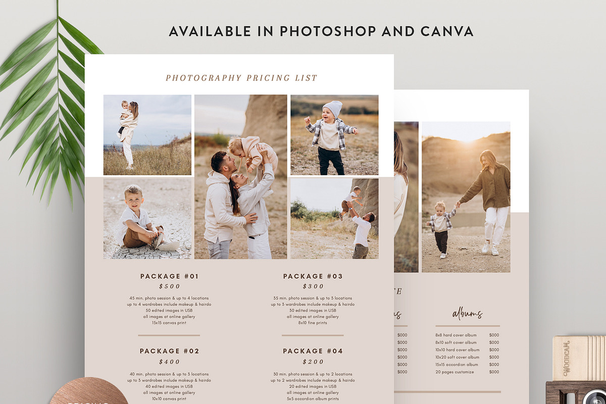 Pricing Guide List Template PG014, a Brochure Template by Bellenity Design (Photo 2 of 3)