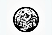 60 Eco Globe Landscape Silhouette, a Technology Illustration by Amazin_art (Thumbnail 22 of 49)
