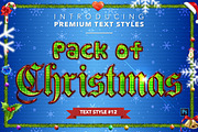 Christmas Pack #1 - Text Styles, a Layer Style Add-On by Jonas Stensgaard (Thumbnail 13 of 23)