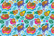 19 Fantasy Seamless Patterns, a Pattern Graphic by PenguinHouse (Thumbnail 9 of 20)