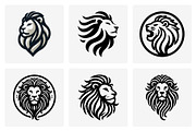 Modern Lion Mascot Logo Bundle, a Branding & Logo Template by Vectorium Studio (Thumbnail 20 of 21)
