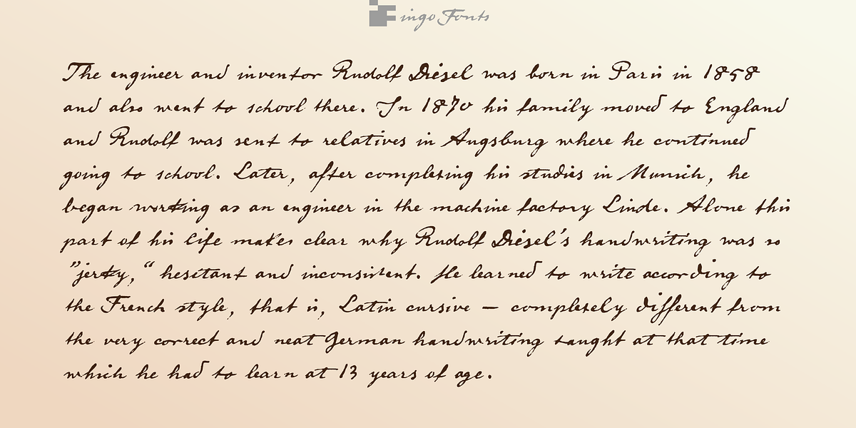 Diesel Rudolf Script, a Script Font by ingoFonts (Photo 5 of 10)