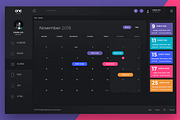 Calendar Interface - One Dashboard, a Templates & Theme by fusionlab (Thumbnail 2 of 2)