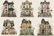 Black History Month House Clipart B, an Illustration by SVGArt (Thumbnail 3 of 8)