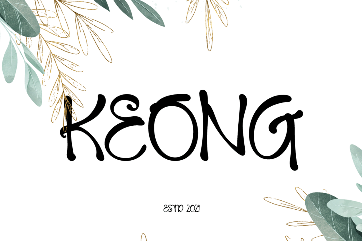 Keong Regular, a Serif Font by Grontype (Photo 1 of 9)